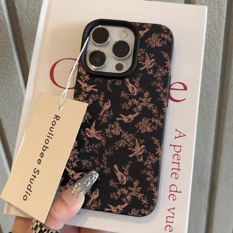 Phone Cases Pink - Pembe Küçük Çiçekler ve Lychee Desenli
