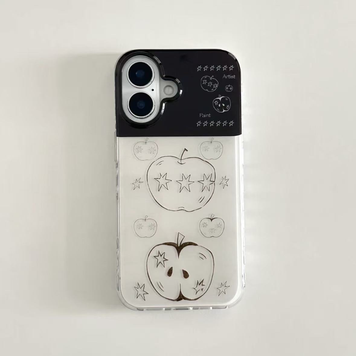 Phone Cases Cute Iphone 14 - Basit Çizgi Film Sevimli Çizgili Köpek