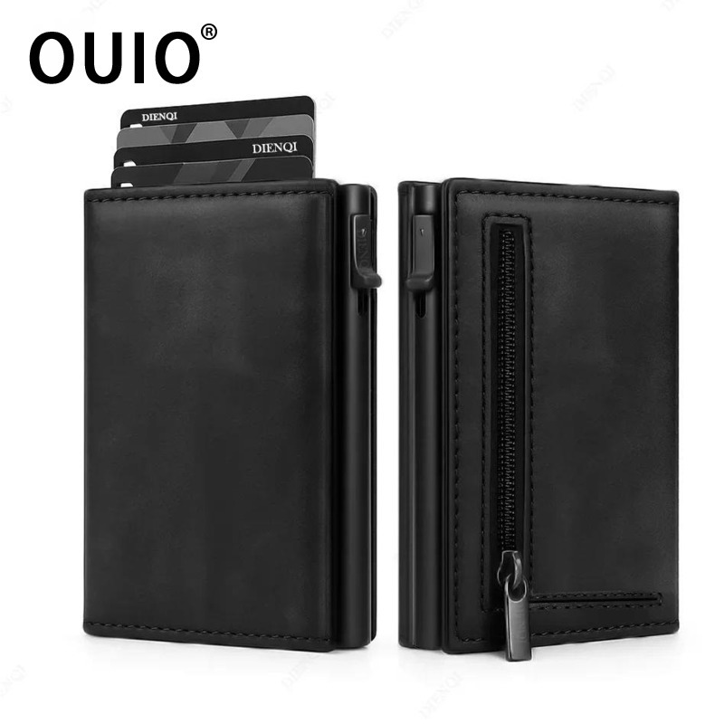 Card Holder Slim Case - OUIO Rfid Kredi Kartı Tutucu Cüzdan