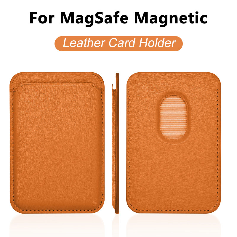 Card Holder Slim Case - Deri Kartlık Cüzdan Kılıfı, MagSafe Manyetik