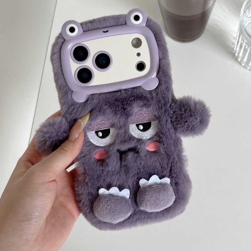 Phone Cases Cute - Sevimli Karikatür Komik Uyuyan Suratlı Telefon