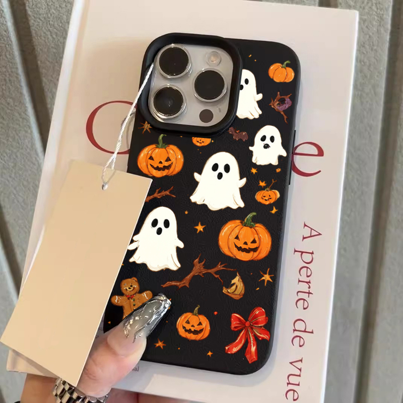 Phone Cases Cute - Sevimli Cadılar Bayramı Balkabağı Hayalet Telefon
