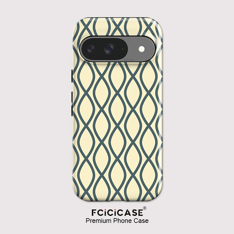 Phone Cases Google Pixel 10 - Fcicicase Moda Çizgili Baskılı Telefon Kılıfı
