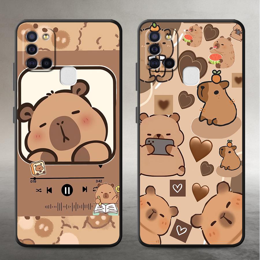 Phone Cases Cute - Sevimli Kapibara Funda Telefon Kılıfı Samsung