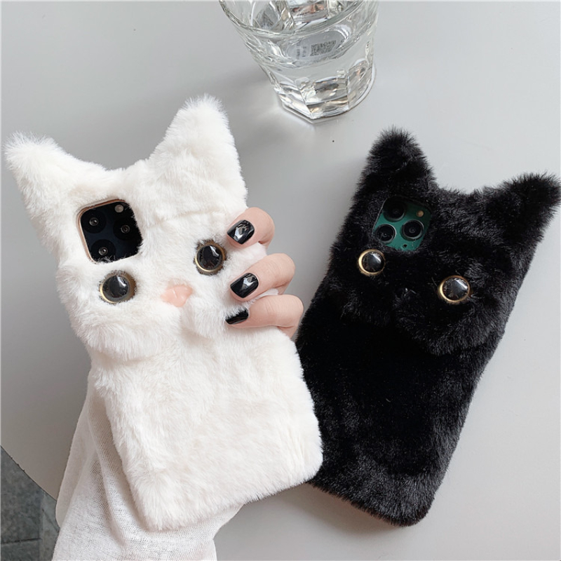 3D Sevimli Karikatür Kedi Tüyl - Phone Cases For Iphone 17 incelemesi ve fiyatı