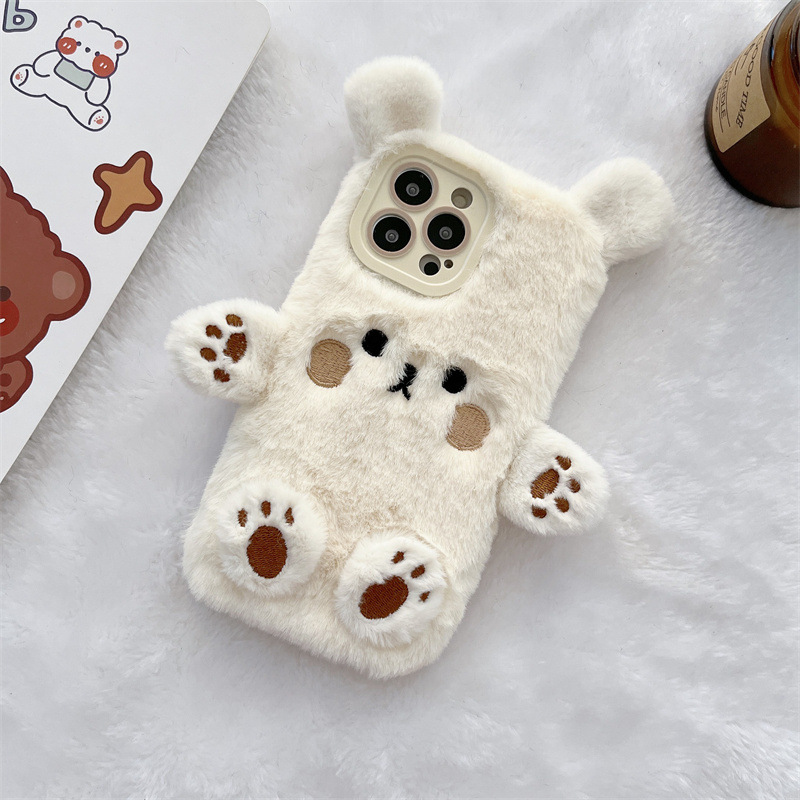 Kore 3D Çizgi Film Ayı Tüylü P - Phone Cases For Iphone 17 incelemesi ve fiyatı