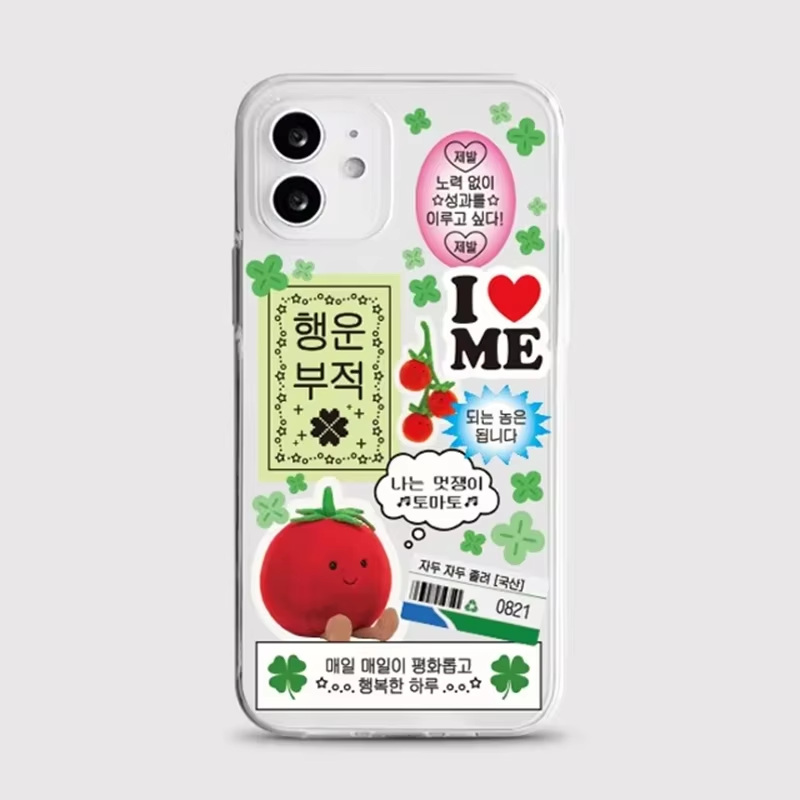Kore Tarzı Sevimli Dört Yaprak - Phone Cases Cute Iphone 14 incelemesi ve fiyatı
