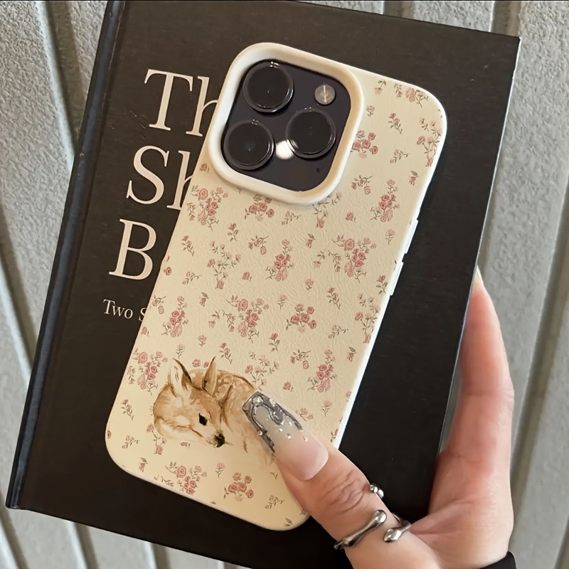 Sevimli Geyik Tam Çiçek Desenl - Phone Cases Cute Iphone 14 incelemesi ve fiyatı