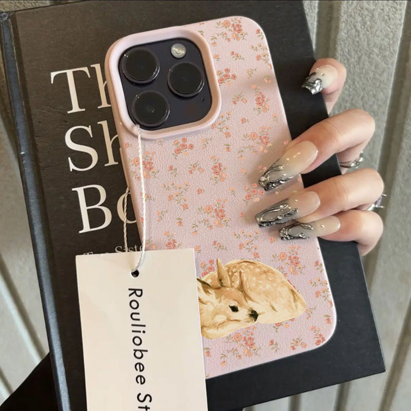Sevimli Geyik Tam Çiçek Desenl - Phone Cases Cute Iphone 14 incelemesi ve fiyatı