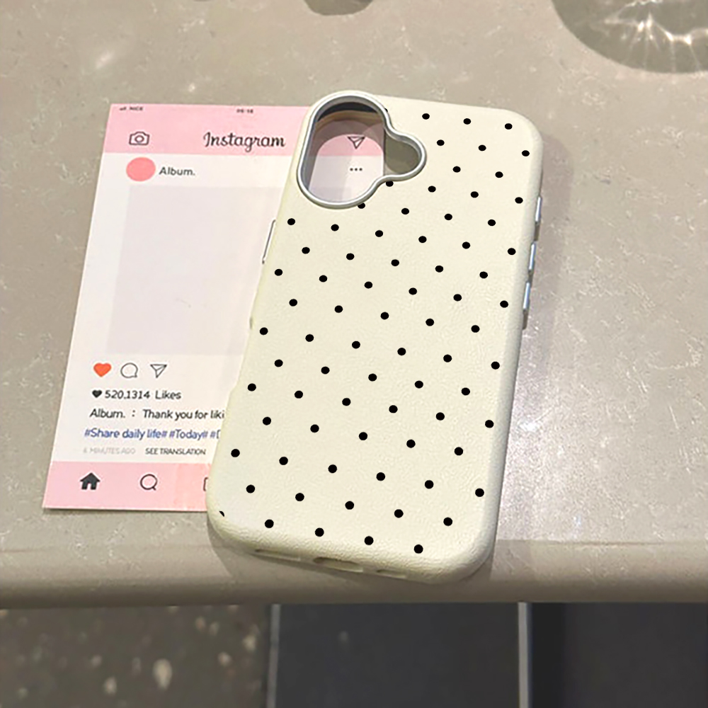 Kore INS Sevimli Puantiyeli Te - Phone Cases Cute Iphone 14 incelemesi ve fiyatı