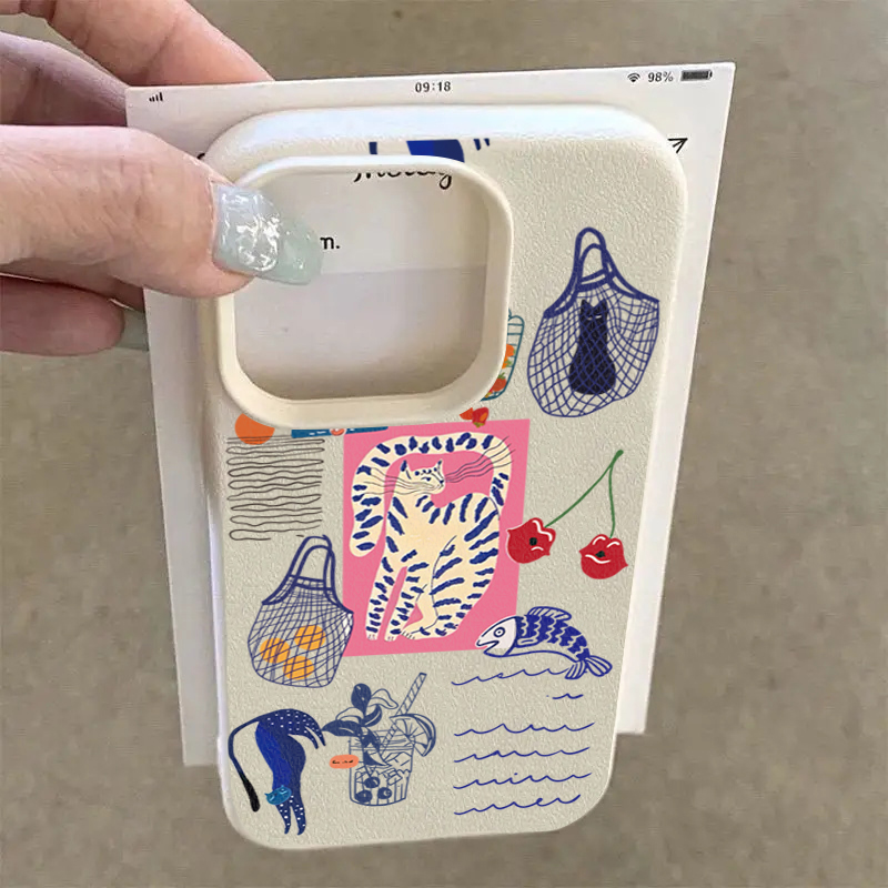 Sevimli Kiraz Kedi Baskılı Tel - Phone Cases Cute Iphone 14 incelemesi ve fiyatı