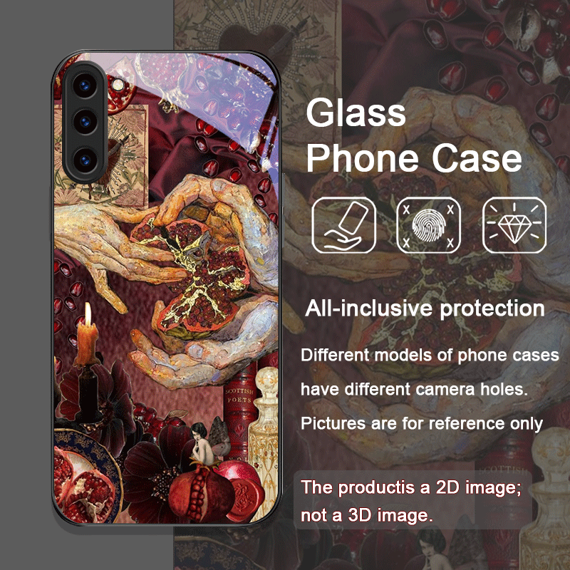 Lüks Nar Çiçeği Desenli Temper - Phone Cases Samsung S25 Ultra incelemesi ve fiyatı