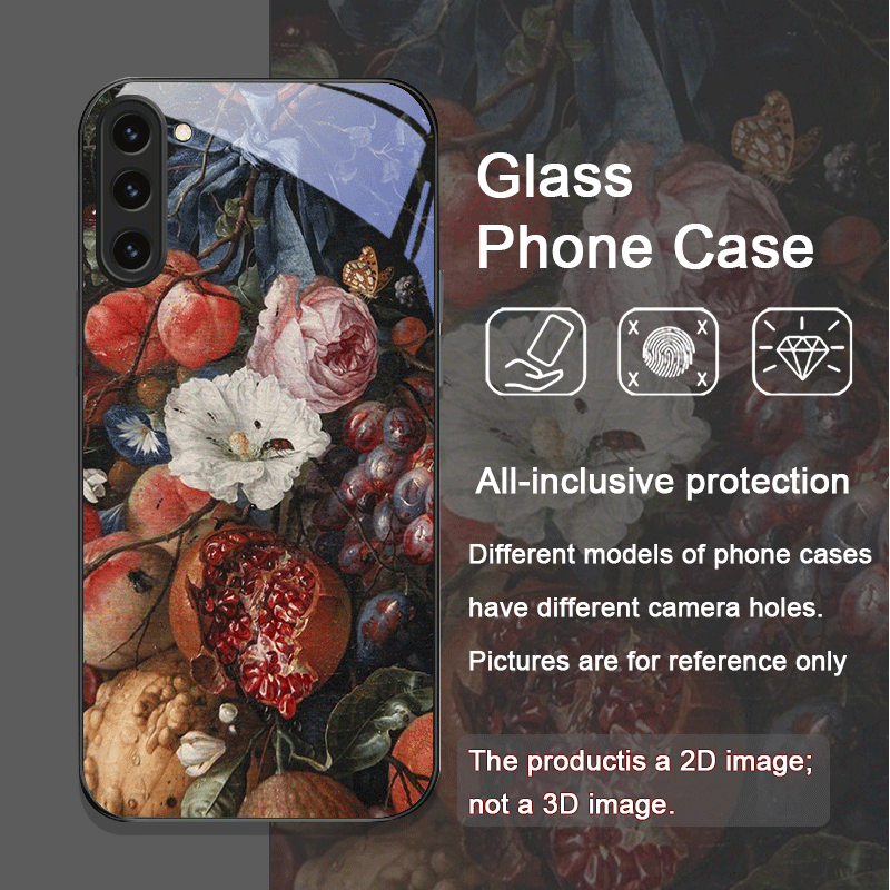 Lüks Nar Çiçeği Desenli Temper - Phone Cases Samsung S25 Ultra incelemesi ve fiyatı