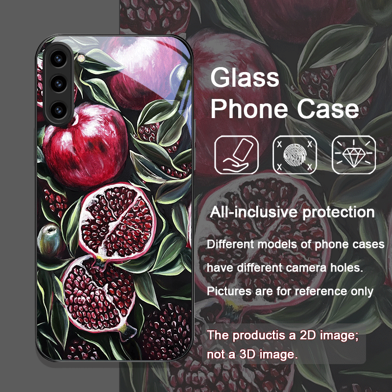 Lüks Nar Çiçeği Desenli Temper - Phone Cases Samsung S25 Ultra incelemesi ve fiyatı