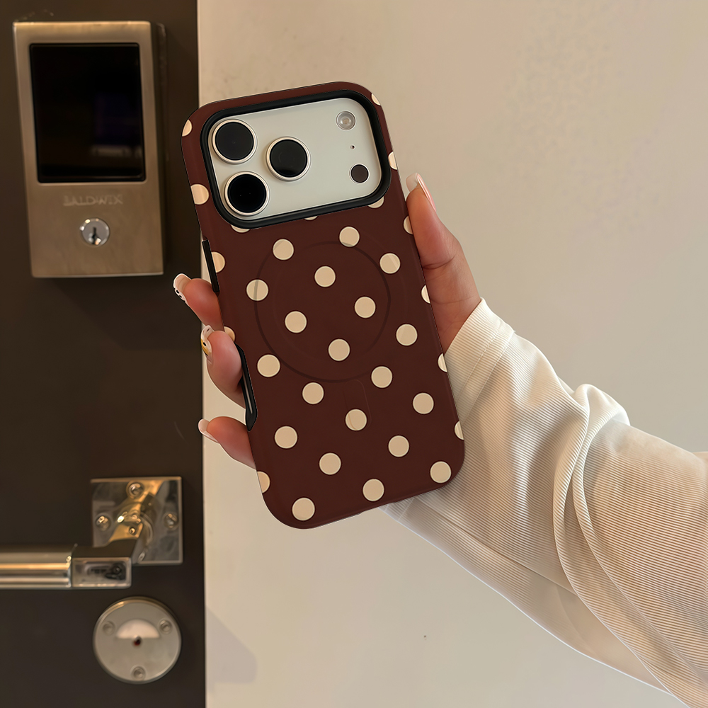 Kahverengi Bej Puantiyeli Many - Phone Cases For Iphone 17 incelemesi ve fiyatı
