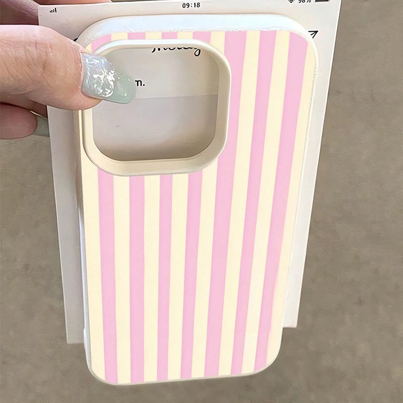 Basit Pembe Dikey Çizgili Lich - Phone Cases Pink incelemesi ve fiyatı