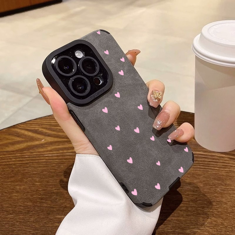 Moda Pembe Kalp Desenli Telefo - Phone Cases Pink incelemesi ve fiyatı