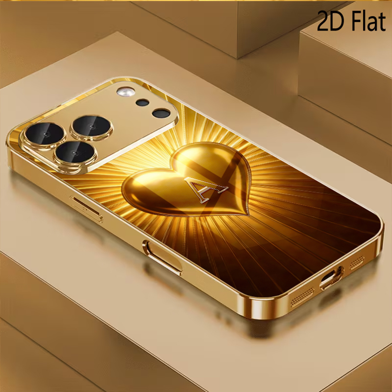 Altın Kalp Desenli temperli ca - Phone Cases That Cover The Camera incelemesi ve fiyatı
