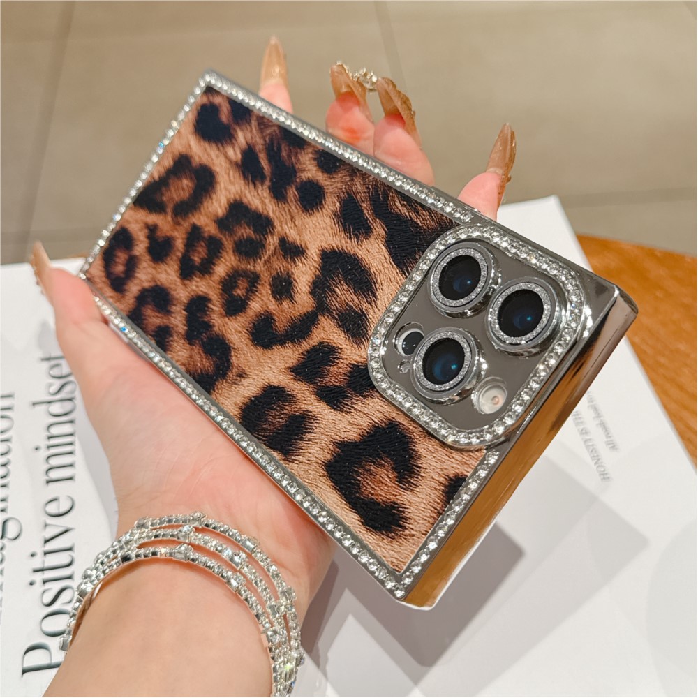 Lüks Elmas Leopar Baskı Desen  - Luxury Plating Case incelemesi ve fiyatı