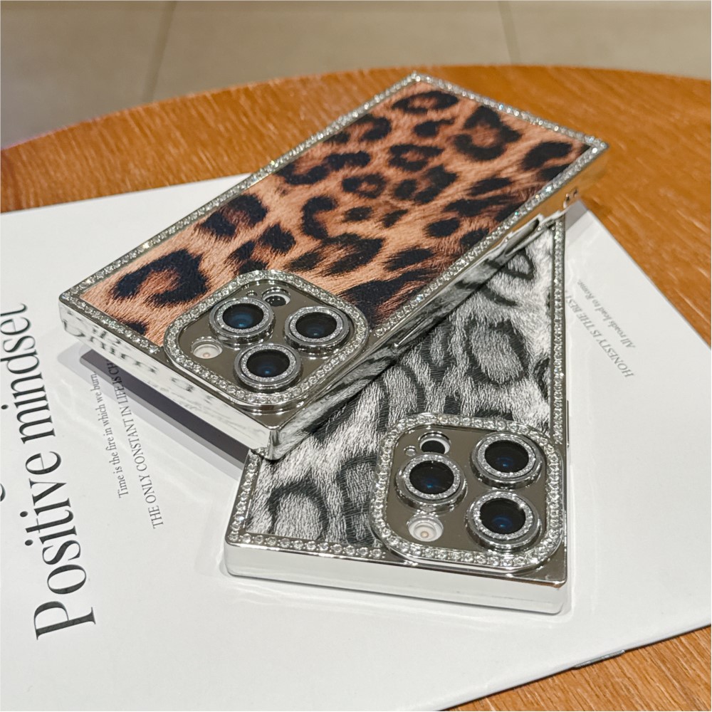 Lüks Elmas Leopar Baskı Desen  - Luxury Plating Case incelemesi ve fiyatı