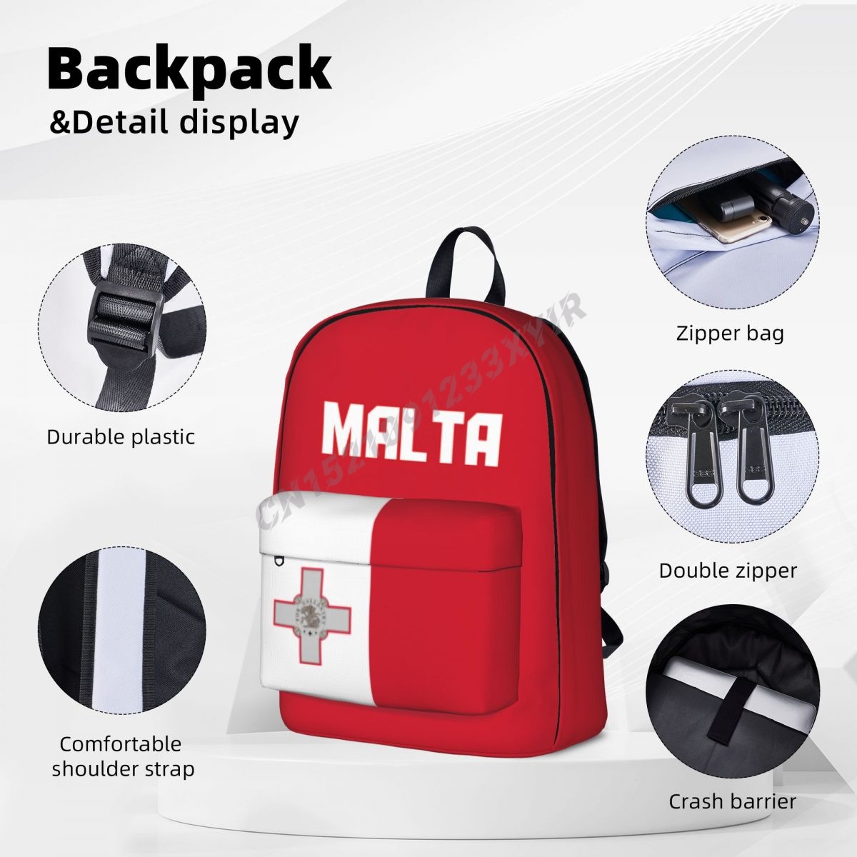 Unisex Sırt Çantası Malta Bayr - Phone Cases Malta incelemesi ve fiyatı