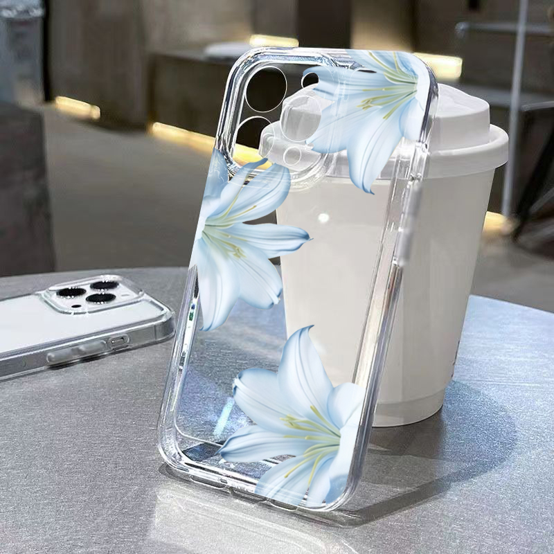 Şık Beyaz Zambak Çiçekli Telef - Phone Cases For Iphone 17 incelemesi ve fiyatı