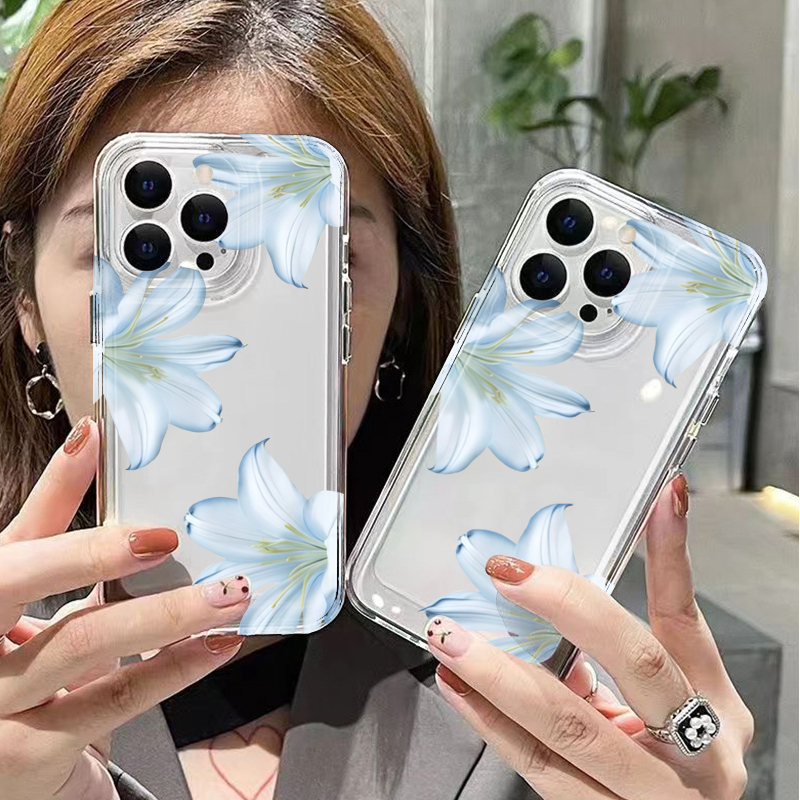 Şık Beyaz Zambak Çiçekli Telef - Phone Cases For Iphone 17 incelemesi ve fiyatı