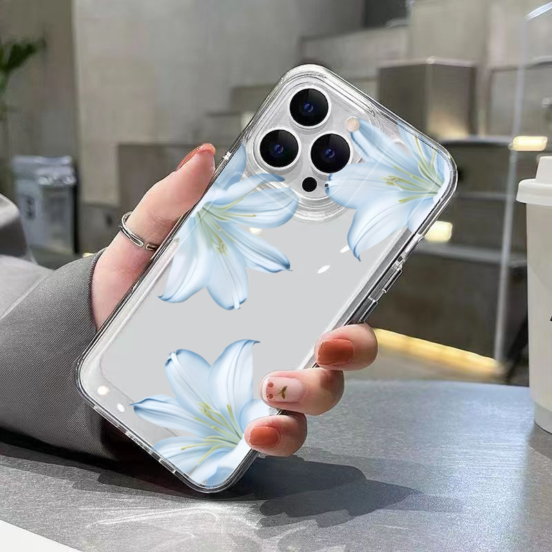 Şık Beyaz Zambak Çiçekli Telef - Phone Cases For Iphone 17 incelemesi ve fiyatı
