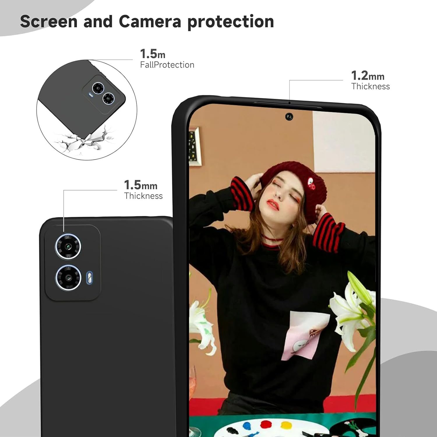 Sıvı Silikon TPU Kılıf Motorol - Phone Cases Moto G 2025 incelemesi ve fiyatı