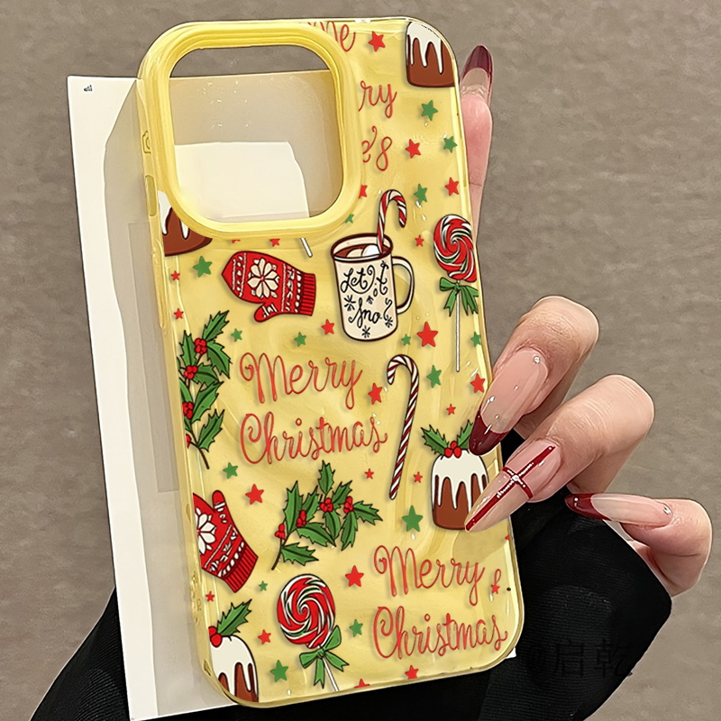 Sevimli Şenlikli Noel Desenli  - Phone Cases Cute Iphone 14 incelemesi ve fiyatı