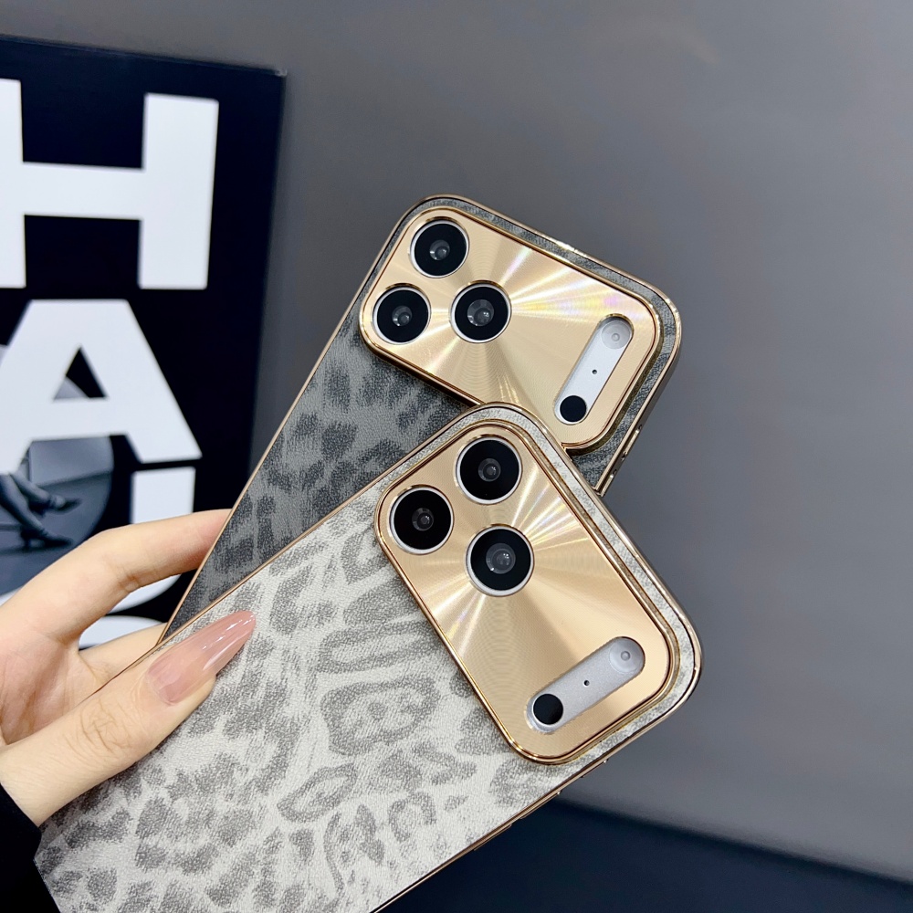 Lüks Mat PU Leopar Desenli Tel - Luxury Plating Case incelemesi ve fiyatı