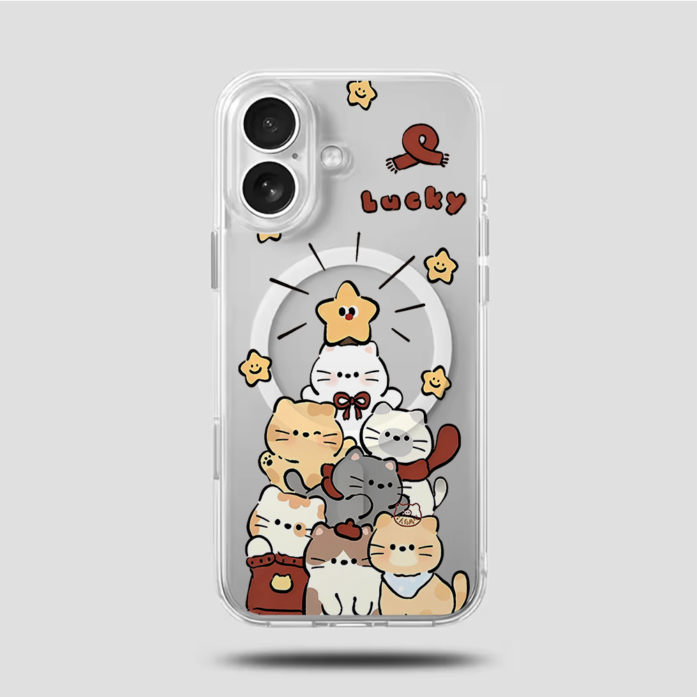 Sevimli Karikatür Kedi Baskılı - Phone Cases Cute Iphone 14 incelemesi ve fiyatı