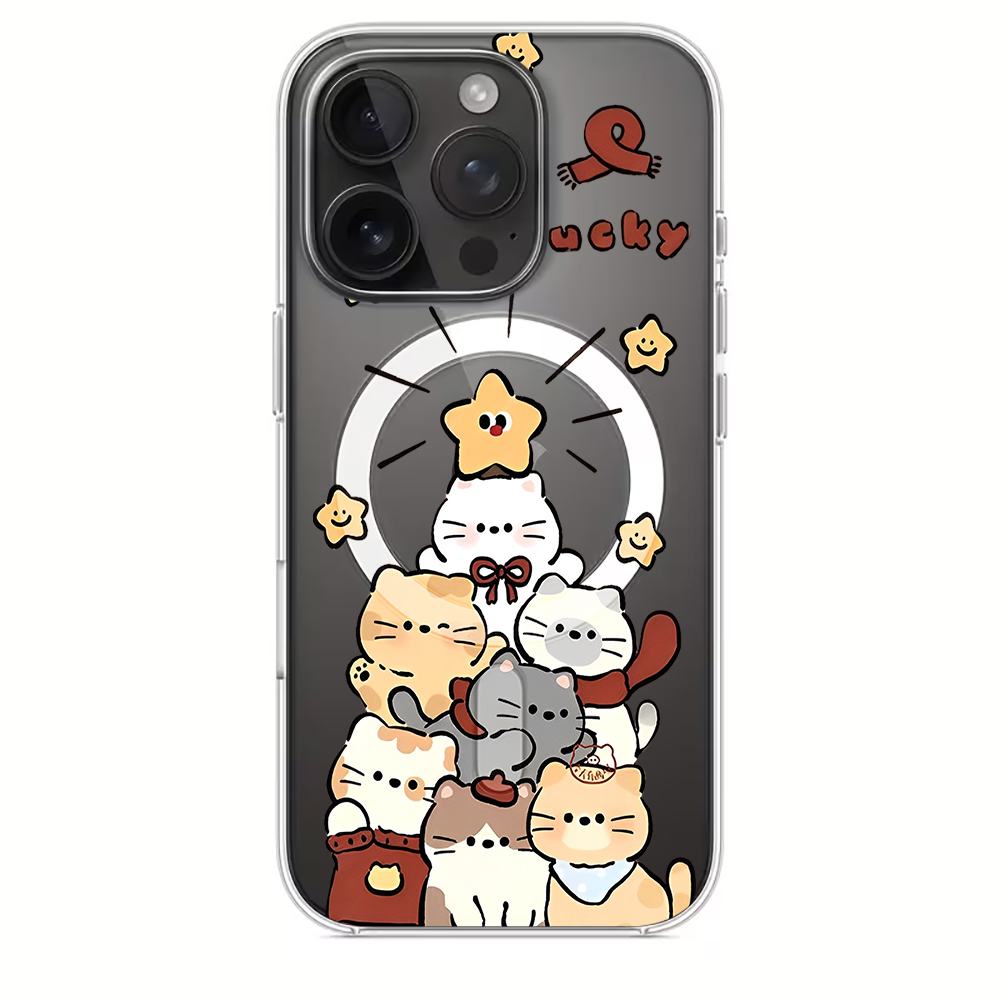 Sevimli Karikatür Kedi Baskılı - Phone Cases Cute Iphone 14 incelemesi ve fiyatı